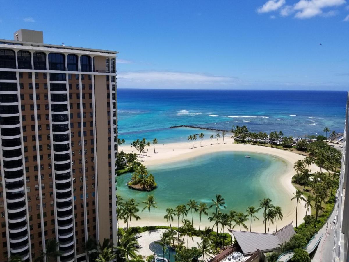 Ilikai Tower One Bedroom Lagoon View Waikiki Condos With Lanai & Free Wifi 檀香山 客房 照片
