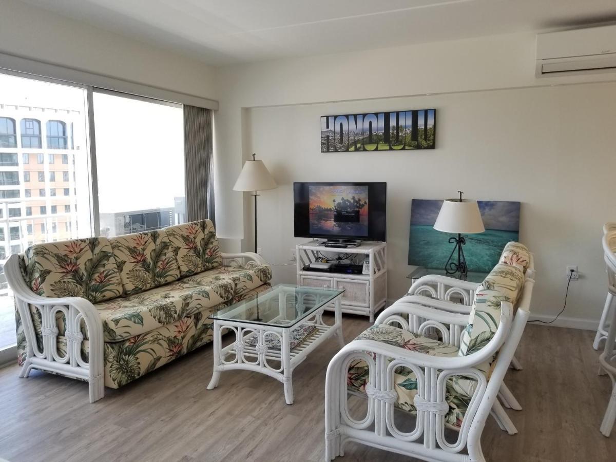 Ilikai Tower One Bedroom Lagoon View Waikiki Condos With Lanai & Free Wifi 檀香山 客房 照片