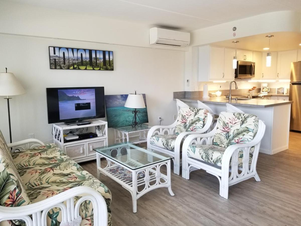 Ilikai Tower One Bedroom Lagoon View Waikiki Condos With Lanai & Free Wifi 檀香山 客房 照片
