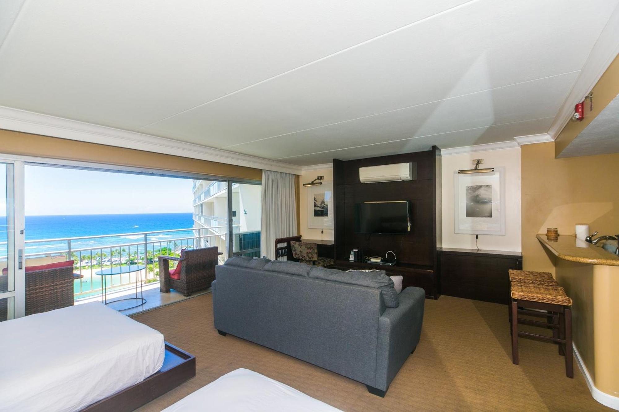 Ilikai Tower One Bedroom Lagoon View Waikiki Condos With Lanai & Free Wifi 檀香山 客房 照片