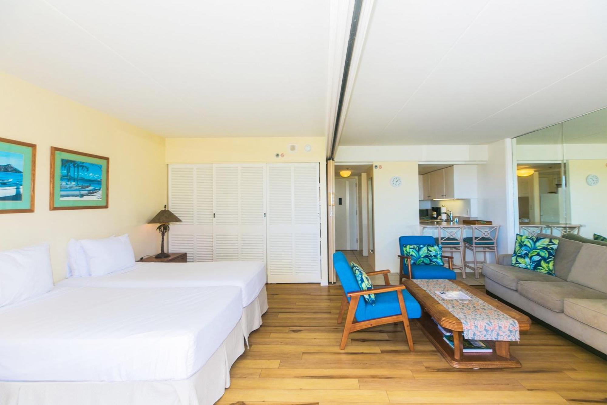 Ilikai Tower One Bedroom Lagoon View Waikiki Condos With Lanai & Free Wifi 檀香山 客房 照片