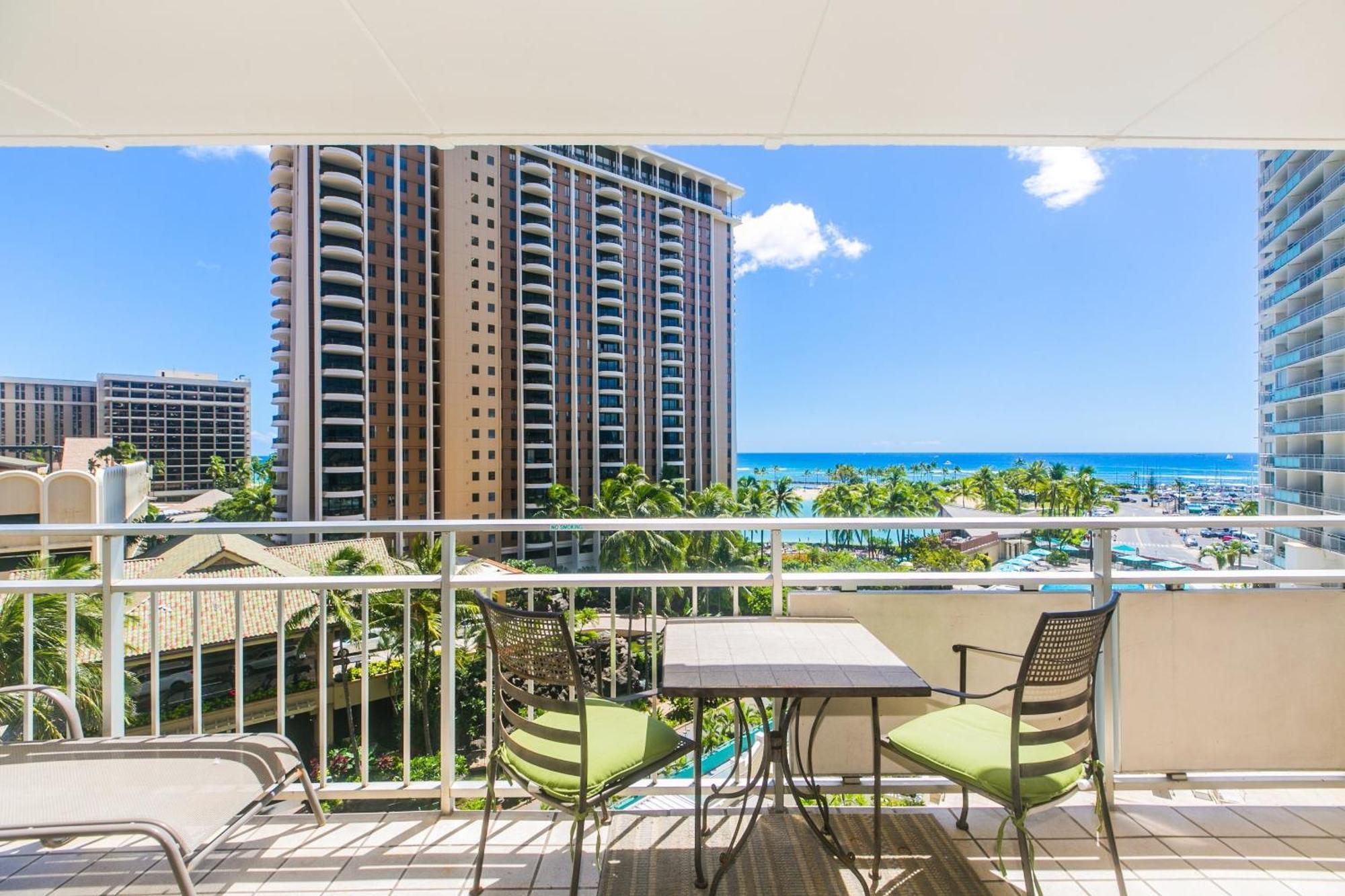 Ilikai Tower One Bedroom Lagoon View Waikiki Condos With Lanai & Free Wifi 檀香山 客房 照片