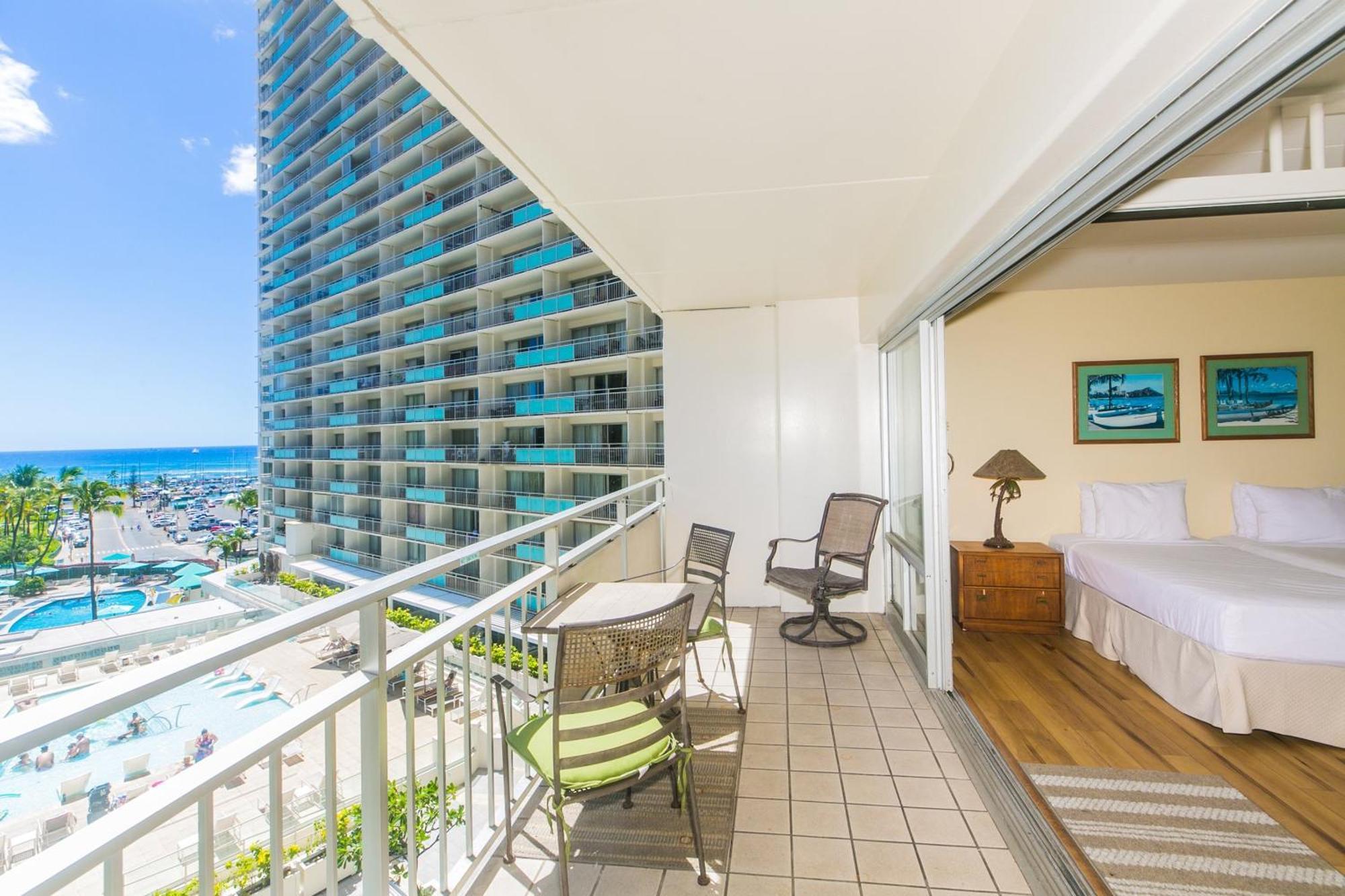 Ilikai Tower One Bedroom Lagoon View Waikiki Condos With Lanai & Free Wifi 檀香山 客房 照片