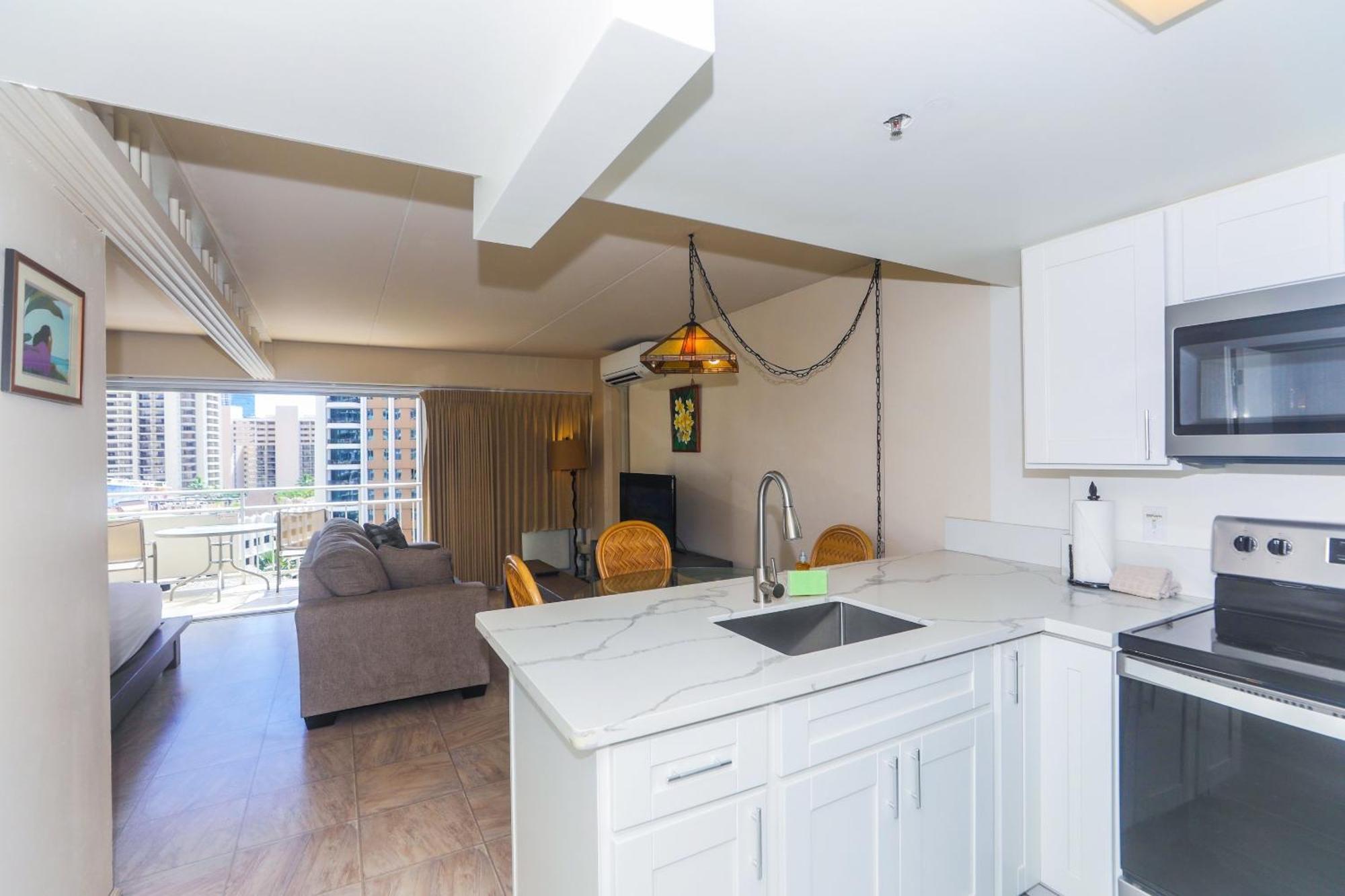 Ilikai Tower One Bedroom Lagoon View Waikiki Condos With Lanai & Free Wifi 檀香山 客房 照片